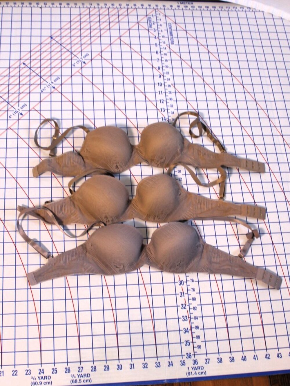 Lot of 3 ThirdLove Everyday Lace T-Shirt Bras 30C 1/2